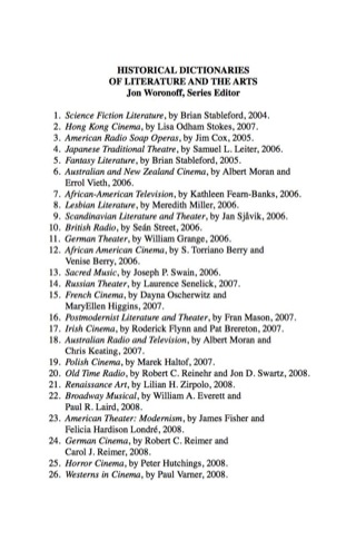 Titelbild: Historical Dictionary of African American Theater 9780810855342