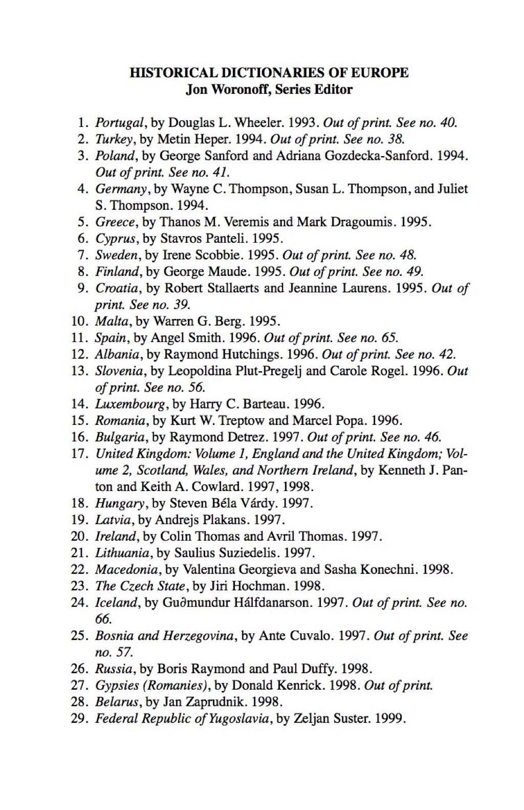 Historical Dictionary of Turkey 3rd Edition
    Newer Edition Available