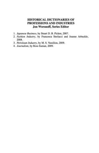 Cover image: Historical Dictionary of Journalism 9780810860759