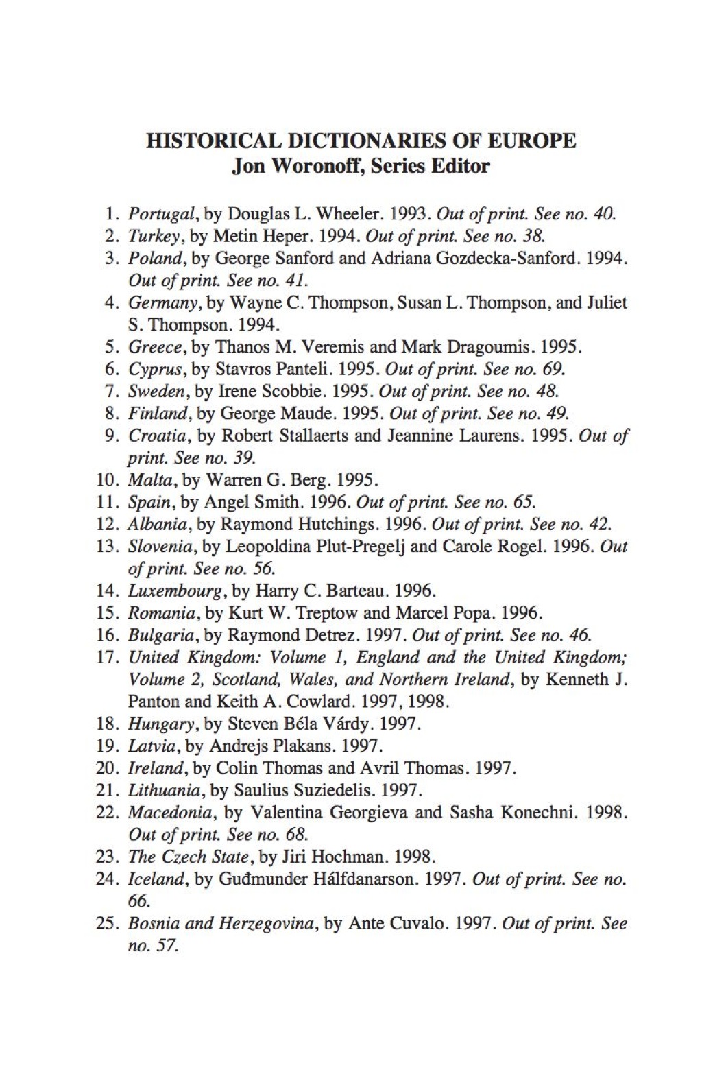 Historical Dictionary of Austria 2nd Edition