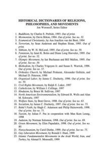 صورة الغلاف: Historical Dictionary of the Holiness Movement 2nd edition 9780810858329