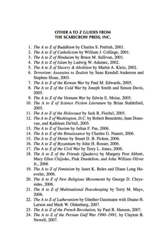 Cover image: The A to Z of Unitarian Universalism 1st edition 9780810868175