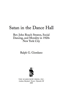 Imagen de portada: Satan in the Dance Hall 9780810861466