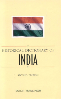 Imagen de portada: Historical Dictionary of India 2nd edition 9780810847705