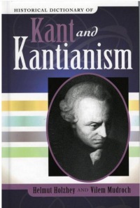 Cover image: Historical Dictionary of Kant and Kantianism 9780810853904