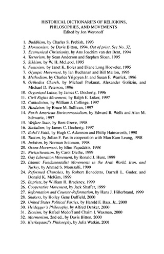 Cover image: Historical Dictionary of Kierkegaard's Philosophy 9780810838178