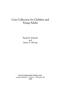 Cover image: Core Collection for Children and Young Adults 9780810861152