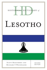 Cover image: Historical Dictionary of Lesotho 2nd edition 9780810867956