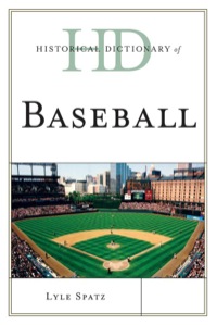 Cover image: Historical Dictionary of Baseball 9780810868496
