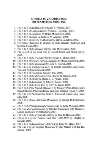 Cover image: The A to Z of the Progressive Era 119th edition 9780810871564