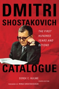 Cover image: Dmitri Shostakovich Catalogue 4th edition 9780810872646