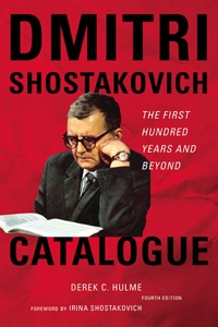 Titelbild: Dmitri Shostakovich Catalogue 4th edition 9780810872646