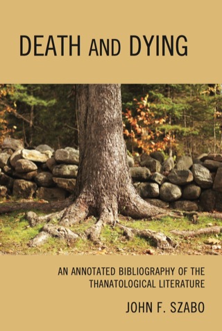 Cover image: Death and Dying 1st edition 9780810872752