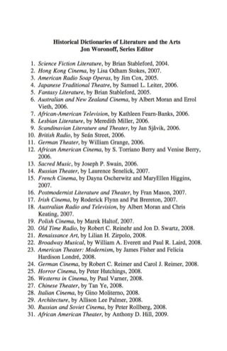 Titelbild: Historical Dictionary of Film Noir 9780810859609