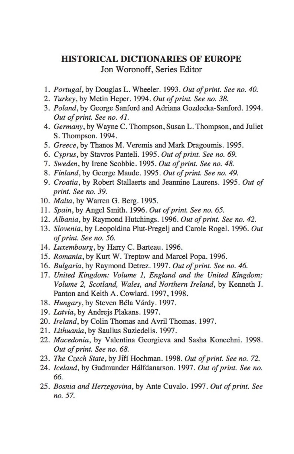 Historical Dictionary of Albania 2nd Edition
