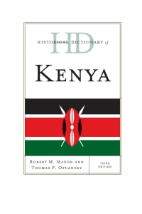 Cover image: Historical Dictionary of Kenya 3rd edition 9780810856370