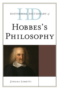 Omslagafbeelding: Historical Dictionary of Hobbes's Philosophy 9780810850651