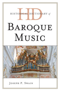 Omslagafbeelding: Historical Dictionary of Baroque Music 9780810878242