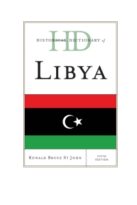 Imagen de portada: Historical Dictionary of Libya 5th edition 9780810878754