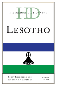 Cover image: Historical Dictionary of Lesotho 2nd edition 9780810867956