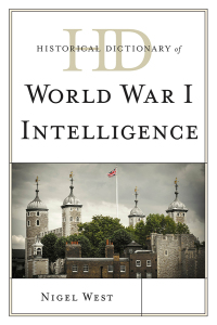 Omslagafbeelding: Historical Dictionary of World War I Intelligence 9780810880016