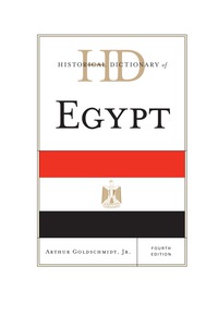 Cover image: Historical Dictionary of Egypt 4th edition 9780810861893