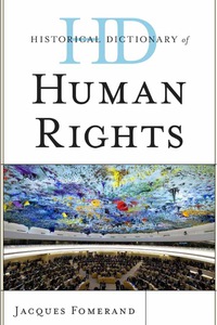 Cover image: Historical Dictionary of Human Rights 9780810858459