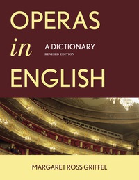 Imagen de portada: Operas in English 9780810882720