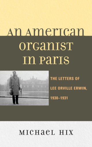 Cover image: An American Organist in Paris 1st edition 9780810883383