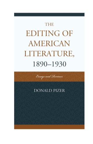 Cover image: Editing of American Literature, 1890-1930 9780810885660