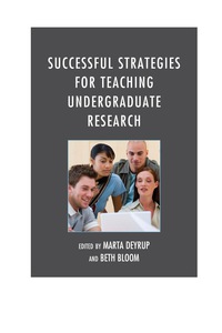Cover image: Successful Strategies for Teaching Undergraduate Research 9780810887169