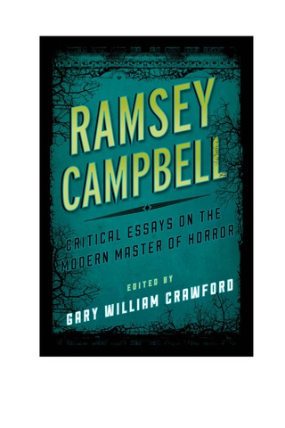 Omslagafbeelding: Ramsey Campbell 9780810892972