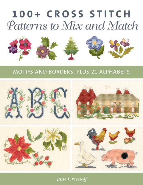 100+ Cross Stitch Patterns to Mix and Match: Motifs and Borders, Plus 21 Alphabets - FULL INSTANT DOWNLOAD | PDF DOCX EPUB
