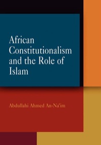 Cover image: African Constitutionalism and the Role of Islam 9780812239621