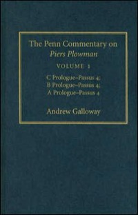 表紙画像: The Penn Commentary on Piers Plowman, Volume 1 9780812239225