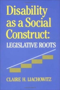Cover image: Disability as a Social Construct 9780812281347