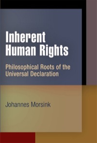 Cover image: Inherent Human Rights 9780812241624
