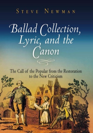 Cover image: Ballad Collection, Lyric, and the Canon 9780812240092