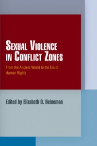 Cover image: Sexual Violence in Conflict Zones 9780812222616