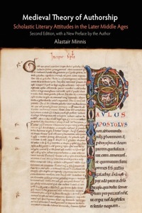 Imagen de portada: Medieval Theory of Authorship 2nd edition 9780812212570