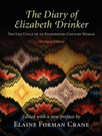 Cover image: The Diary of Elizabeth Drinker 9780812220773