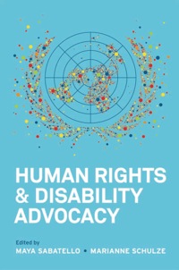 Imagen de portada: Human Rights and Disability Advocacy 9780812245479