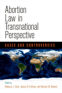 Cover image: Abortion Law in Transnational Perspective 9780812223965