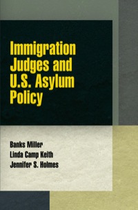 Cover image: Immigration Judges and U.S. Asylum Policy 9780812246605