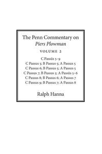 Imagen de portada: The Penn Commentary on Piers Plowman, Volume 2 9780812248913