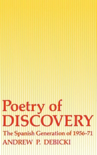 Imagen de portada: Poetry Of Discovery 1st edition 9780813114613