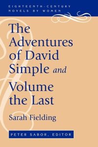 Cover image: The Adventures of David Simple and Volume the Last 1st edition 9780813120553