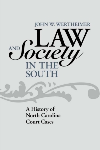 Immagine di copertina: Law and Society in the South 1st edition 9780813125350