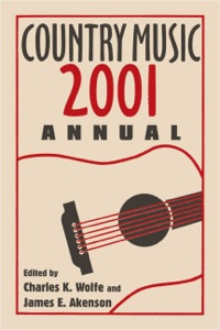 صورة الغلاف: Country Music Annual 2001 9780813109909