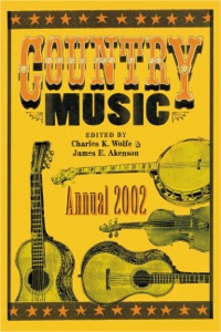 صورة الغلاف: Country Music Annual 2002 9780813109916